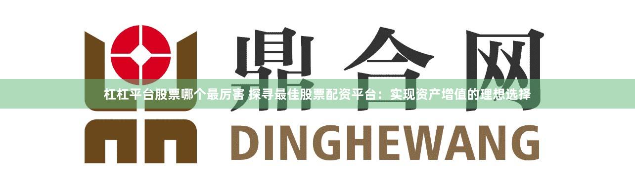 杠杠平台股票哪个最厉害 探寻最佳股票配资平台：实现资产增值的理想选择